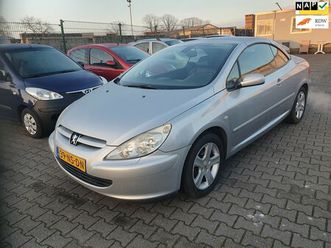 peugeot 307 cc - 307 cc 2.0-16v-automaat-leer
