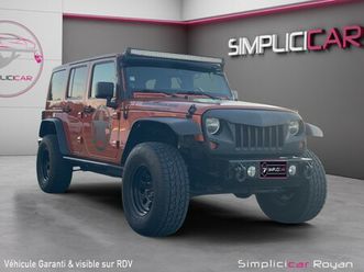 jeep wrangler 2.8 crd 200 unlimited sahara garantie 12 mois