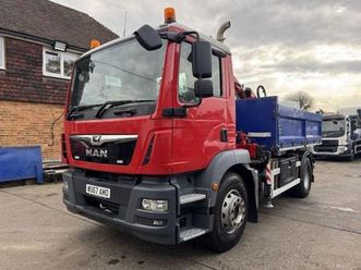 2018 man tgm 18.250 4x2 grab tipper