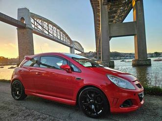 vauxhall corsa vxr addition 1.6ltr turbo in rare red (sept 2026 mot,loads of extras,real headturner)