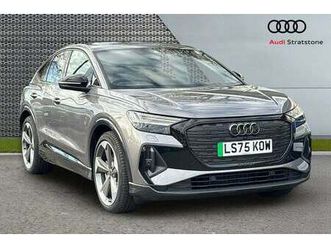 2025 audi q4 e-tron 210kw 45 quattro 82kwh black edition 5dr auto estate electric automatic