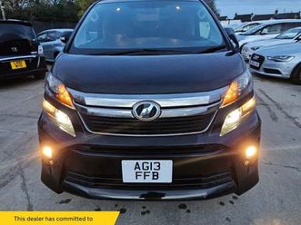 2013 toyota vellfire 3.5l-v6-golden eyes edition-dual sunroof-upgraded petrol