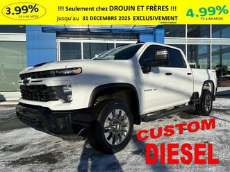 diesel / custom / crew cab / 3.99% d'interet