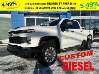diesel / custom / crew cab / 4.99% d'interet