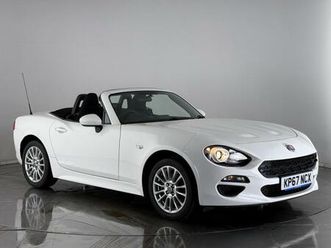 2017 fiat 124 spider 1.4 multiair classica euro 6 2dr convertible petrol manual
