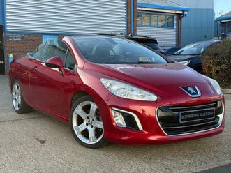 2012 peugeot 308 1.6 thp 156 allure 2dr convertible petrol manual