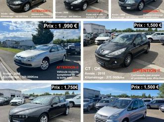 peugeot 207 lot de 6 voitures a vendre dans l'état pour 7900euro