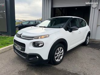 citroen c3 société 1.2 puretech 82ch feel nav courroie ok 1ère main ? prix ttc avec tva recup 2 places gps %2b carplay clim radar de recul bluetooth rétr