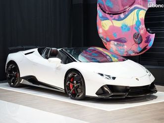 lamborghini huracan evo spyder lp640-4 | malus payé 1ère main origine france tva apparente lift magneride novitec carbone à partir de 2480-mois