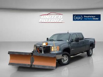 2008 gmc sierra 2500hd sle2 crewcab 153 6.6l v8 snow plow~40 se