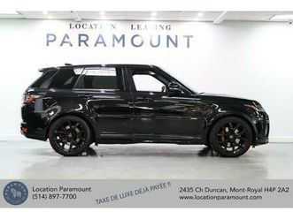 2021 land rover range rover sport v8 supercharged svr | carbon interior