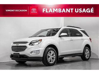 2017 chevrolet equinox lt/awd/sieges chauffants/v6 3.6l/camera de recul++