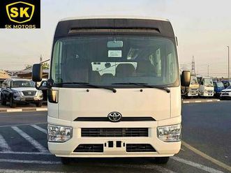 toyota coaster 4.0l v4 diesel / 23 str m/t / auto door / baggage tray with rack/ code # 69070
