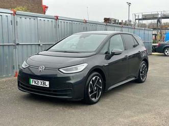 2021 volkswagen id.3 tech sat nav revering camera 1 owner hatchback electric automatic