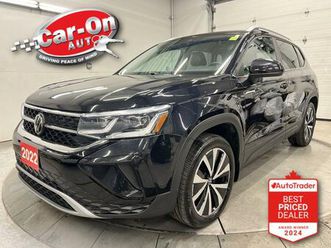 used 2022 volkswagen taos highline awd | cooled leather | pano roof | nav
