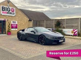 bmw i8 1.5 11.6kwh 374 bhp roadster plug-in hybrid 4wd auto