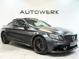 mercedes-benz c 63 s amg coupe*schale*pano*aero*burmester*
