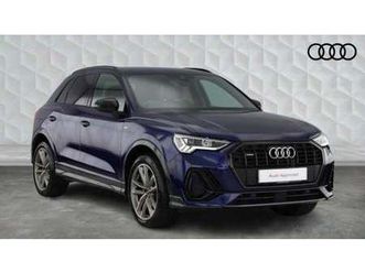 2022 audi q3 black edition 40 tfsi quattro 190 ps s tronic automatic suv petrol automatic