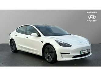 tesla model 3 model 3 rwd 4dr auto
