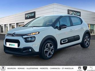 citroen c3 entreprise 2021 - blanc - c3 societe bluehdi 100 s&s bvm6 feel nav