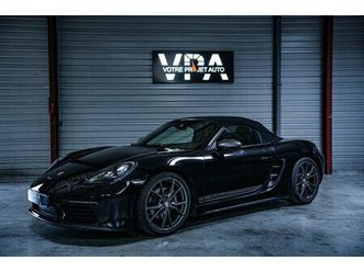 porsche · 718 boxster cabriolet · 2.0 300ch pdk · noir · jantes 18'' · sièges sport
