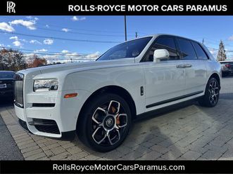 used 2024 rolls-royce cullinan black badge w/ driver's package paramus nj 07652