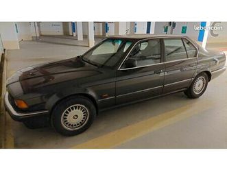 bmw e32 730i - boîte manuelle - 130 000km - 6 cylindres - 188 cv - diamantschwarz