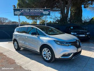 renault espace v 1.6 dci 160cv zen boite auto 7 places 2017