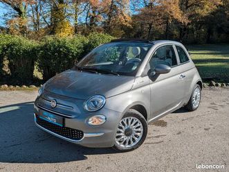 fiat 500c cabriolet 1.0 hybrid 70 ch bvm6 dolcevita carplay / regulateur / radars de recul