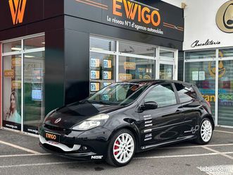 renault clio iii (3) 2.0 16v 200 ch rs trophy 3p - chassis cup, sieges recaro, ...