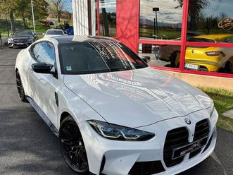 bmw m4 compétition g82 3.0l 510 ch bva8 - sièges baquets carbone freins performances caméra 360 carplay - 2ème main - suivie chez bmw - garantie 12 mois - a par