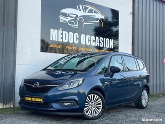 opel zafira tourer phase 2 1.4 140 cv innovation 7 places caméra/gps/eco moteur à chaîne de distribution historique complet