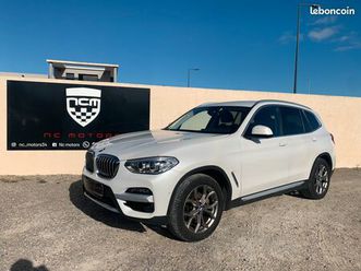 bmw x3 (g01) 20 i xdrive 2.0i 184 cv steptronic 8 xline - historique bmw, blanc nacré, camera, car play, sièges avant chauffants..