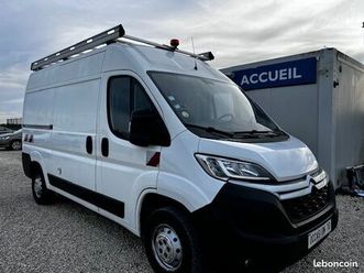 citroen jumper tole 30 l2h2 bluehdi 130 bvm6 business 7 cv, fg 3 places, diesel, 05/2019, 74 500 km, manuelle : bv6, 14 940 , tva récupérable, 1er main, révisé,