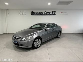 mercedes classe e coupe 250 cdi 204 be executive camera / carplay
