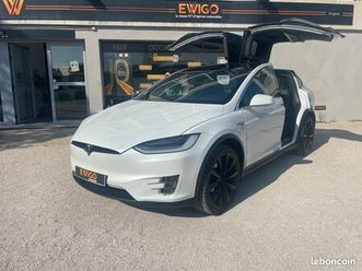 tesla model-x 100d long range perf+ / 525 100kwh 4wd dual-motor*super chargeur*jantes onyx *bva