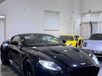 aston martin dbs superleggera 5,2 v12 bi-turbo 725 - onyx black - carbone - q by aston martin - full black - suivi aston