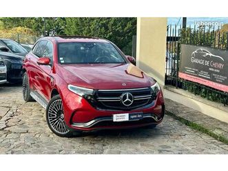 mercedes eqc 400 amg line 4matic 80 kwh • tva • burmester • attelage electrique • to • carplay • marchepieds • garantie 12 mois ◊