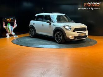 mini countryman 2.0 sd 145 cooper red hot chili bva / toit ouvrant / clim auto / interieur cuir