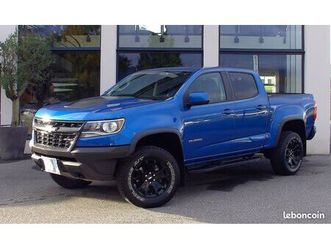 CHEVROLET COLORADO chevrolet-colorado-zr2-3-6-v6-306ch-4x4-pickup-carte-grise-francaise-seconde-main-bl