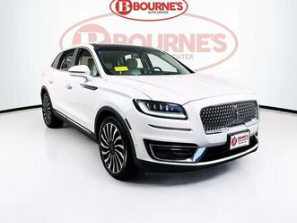 used 2019 lincoln nautilus black label