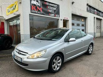 peugeot 307 cc 2.0 i 140 cv sport bva automatique