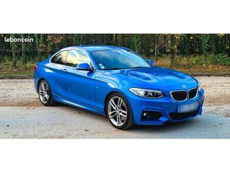 bmw série 2 coupé 228i - 245 ch - m sport bva8 - propulsion - bleu estoril
