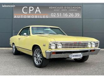 chevrolet chevelle malibu v8 6.5 350 ch bvm5 / expertise 55k cg collection facture d'achat
