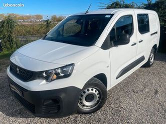 peugeot partner iii (2) fourgon cabine approfondie xl 100 bluehdi s&s bvm6 5 places 1er main