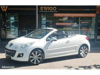 peugeot 207 cc 1.6 vti 120 roland garros