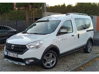 dacia dokker 1.6 sce stepway 1.6 benzyna 102km nawigacja kamera tempomat