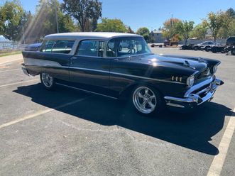 1957 chevrolet nomad restored-327v8-700r auto-4 wheel disc brakes