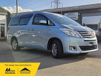 2014 - vellfire hybrid fresh import warranted mileage ulez compliance 5-door