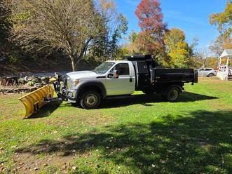 ford f550 dump 9' plow only 18k miles